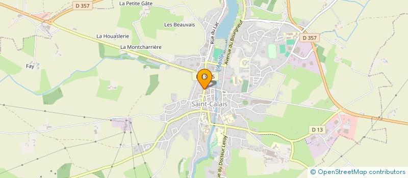localisation de l'entreprise MONSIEUR NICOLAS GAUDIN à SAINT-CALAIS