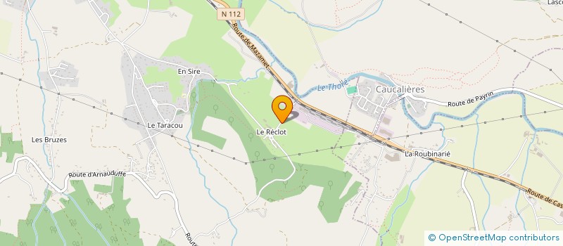 localisation de l'entreprise MONSIEUR NICOLAS GAUDUCHON  LABRUGUIERE