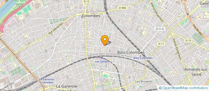 localisation de l'entreprise MONSIEUR NICOLAS GAULT à COLOMBES