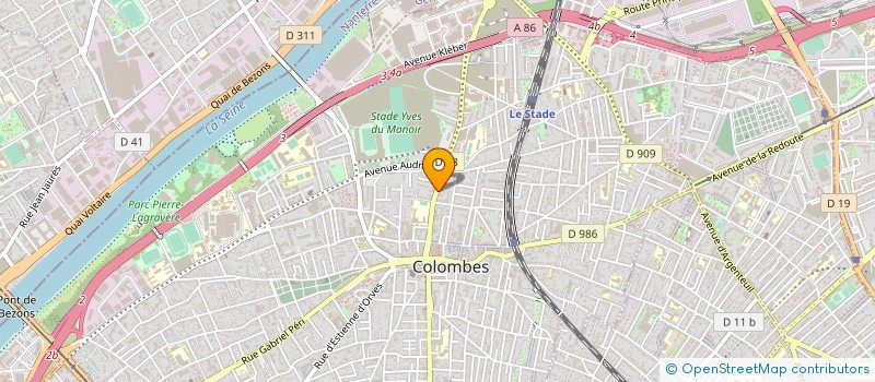 localisation de l'entreprise MONSIEUR NICOLAS GAURY à COLOMBES