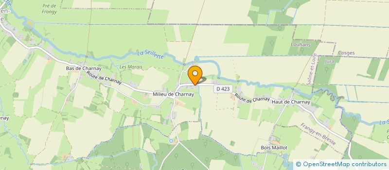 localisation de l'entreprise MONSIEUR NICOLAS GAUTHERON  FRANGY-EN-BRESSE