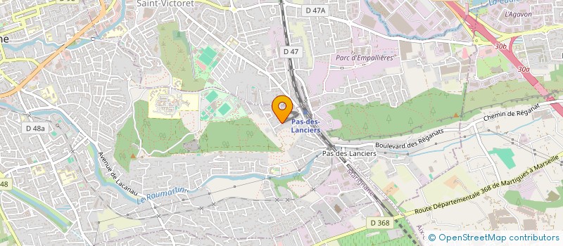 localisation de l'entreprise MONSIEUR NICOLAS GAUTHIER  MARIGNANE