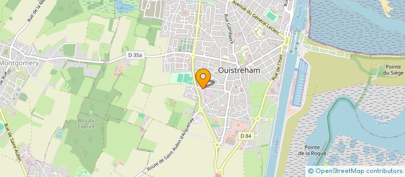 localisation de l'entreprise MONSIEUR NICOLAS GAUTIER  OUISTREHAM