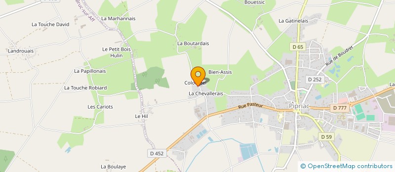 localisation de l'entreprise MONSIEUR NICOLAS GAUTRENEAU  PIPRIAC