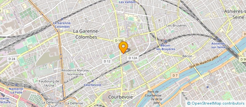 localisation de l'entreprise MONSIEUR NICOLAS GAUVIN à COURBEVOIE