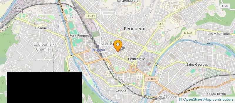 localisation de l'entreprise MONSIEUR NICOLAS GAVOILLE  PERIGUEUX