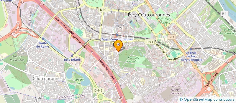 localisation de l'entreprise MONSIEUR NICOLAS GAY  EVRY-COURCOURONNES