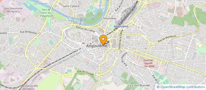 localisation de l'entreprise MONSIEUR NICOLAS GAZEAU à ANGOULEME