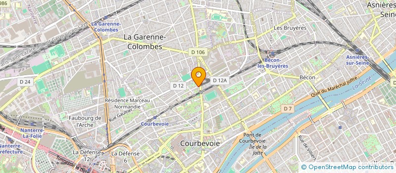 localisation de l'entreprise MONSIEUR NICOLAS GAZERES à COURBEVOIE