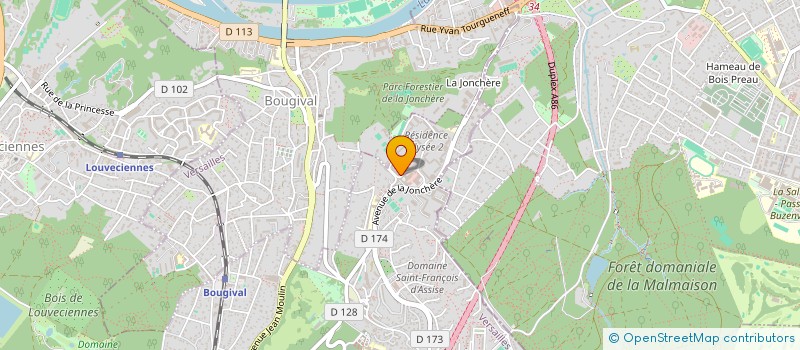 localisation de l'entreprise MONSIEUR NICOLAS GEANT  LA CELLE-SAINT-CLOUD