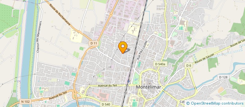 localisation de l'entreprise MONSIEUR NICOLAS GEAY à MONTELIMAR