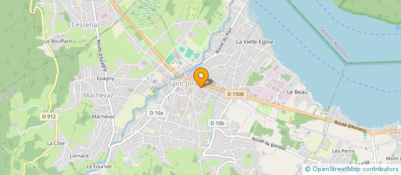 localisation de l'entreprise MONSIEUR NICOLAS GEBSKI  SAINT-JORIOZ