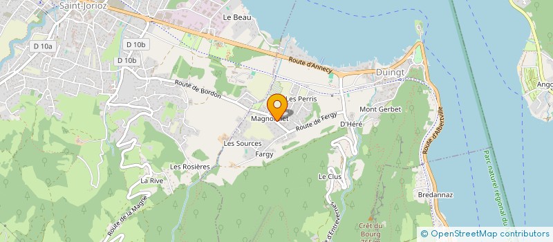 localisation de l'entreprise MONSIEUR NICOLAS GEHIN  DUINGT