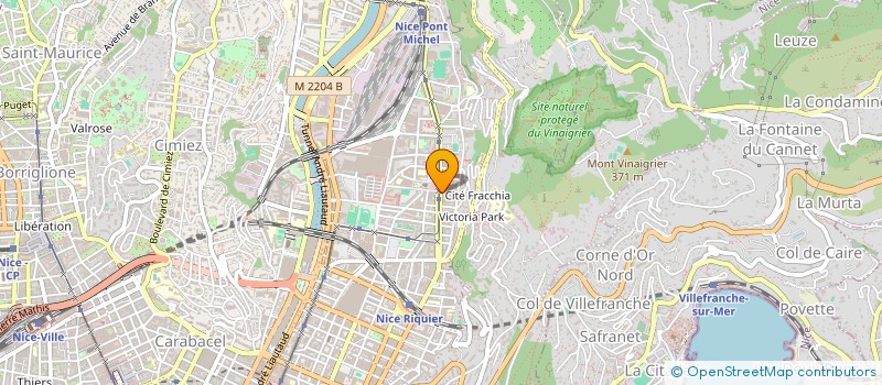 localisation de l'entreprise MONSIEUR NICOLAS GEHIN  NICE