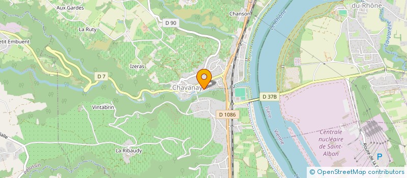 localisation de l'entreprise MONSIEUR NICOLAS GELIN  CHAVANAY