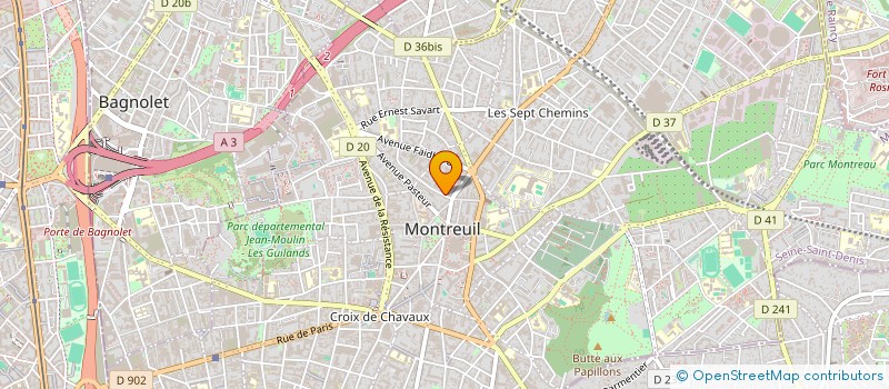 localisation de l'entreprise MONSIEUR NICOLAS GELIS à MONTREUIL