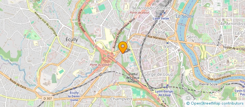 localisation de l'entreprise MONSIEUR NICOLAS GENAUDET  LYON