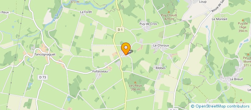 localisation de l'entreprise MONSIEUR NICOLAS GENETON à LA SOUTERRAINE