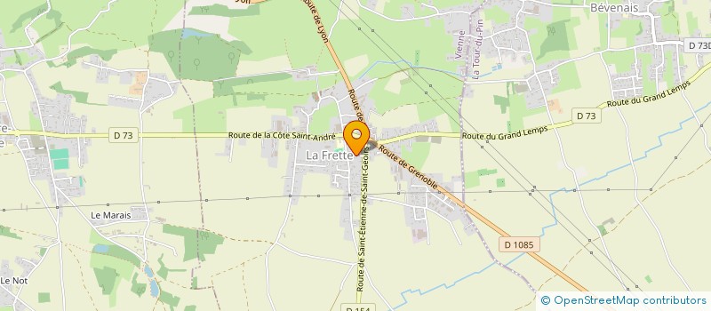 localisation de l'entreprise MONSIEUR NICOLAS GENEVEY  LA FRETTE