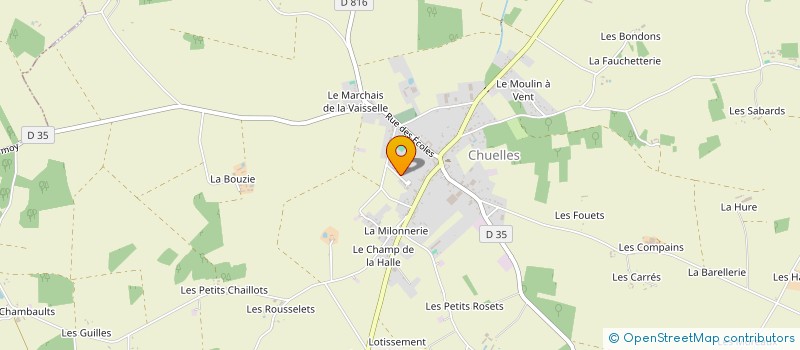 localisation de l'entreprise MONSIEUR NICOLAS GENOIS à CHUELLES