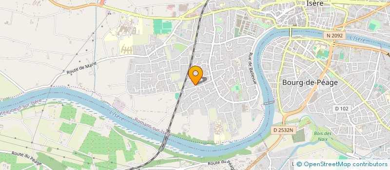 localisation de l'entreprise MONSIEUR NICOLAS GENTIAL à ROMANS-SUR-ISERE