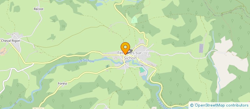localisation de l'entreprise MONSIEUR NICOLAS GENTY à FERRIERES-SUR-SICHON