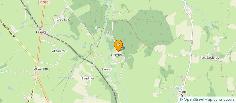 localisation de l'entreprise MONSIEUR NICOLAS GEOFFRAY  GIBLES