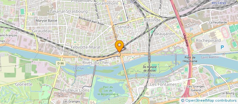 localisation de l'entreprise MONSIEUR NICOLAS GEOFFRIT  TOURS