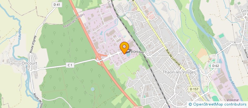 localisation de l'entreprise MONSIEUR NICOLAS GEORGE  THAON-LES-VOSGES