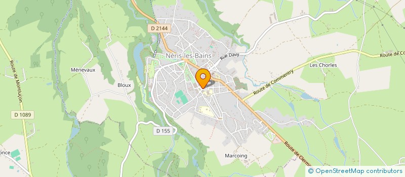 localisation de l'entreprise MONSIEUR NICOLAS-GEORGES MEYER  NERIS-LES-BAINS