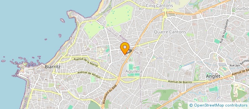 localisation de l'entreprise MONSIEUR NICOLAS GEORGIEU à BIARRITZ