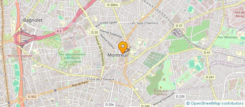 localisation de l'entreprise MONSIEUR NICOLAS GEORGITSEAS à MONTREUIL