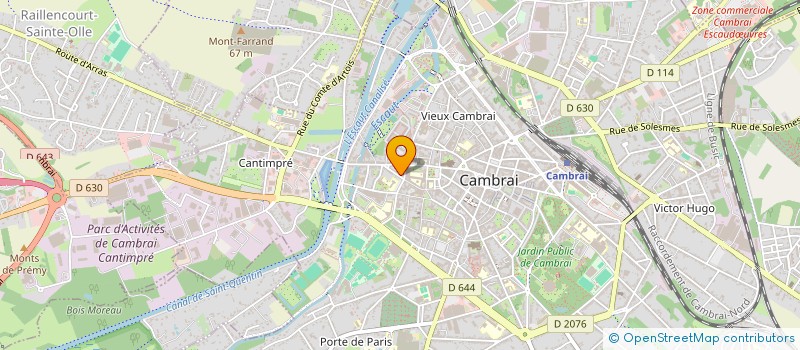 localisation de l'entreprise MONSIEUR NICOLAS GERARD à CAMBRAI