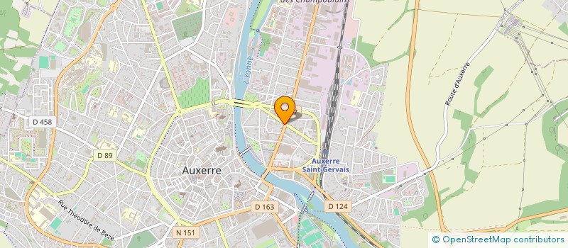 localisation de l'entreprise MONSIEUR NICOLAS GERARD à AUXERRE