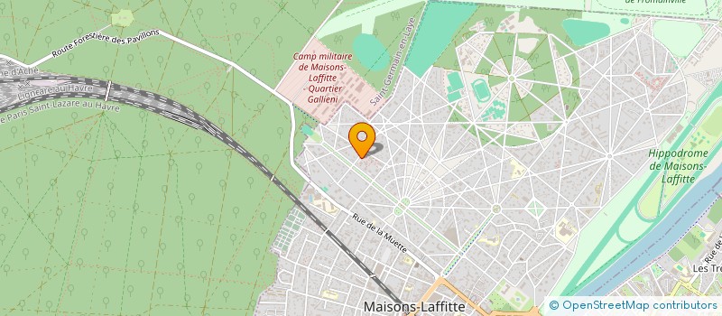 localisation de l'entreprise MONSIEUR NICOLAS GERARD  MAISONS-LAFFITTE