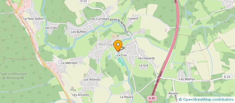 localisation de l'entreprise MONSIEUR NICOLAS GERBAUD  MONTAGNAT