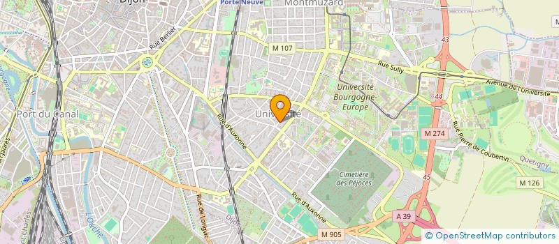 localisation de l'entreprise MONSIEUR NICOLAS GERBAY  DIJON