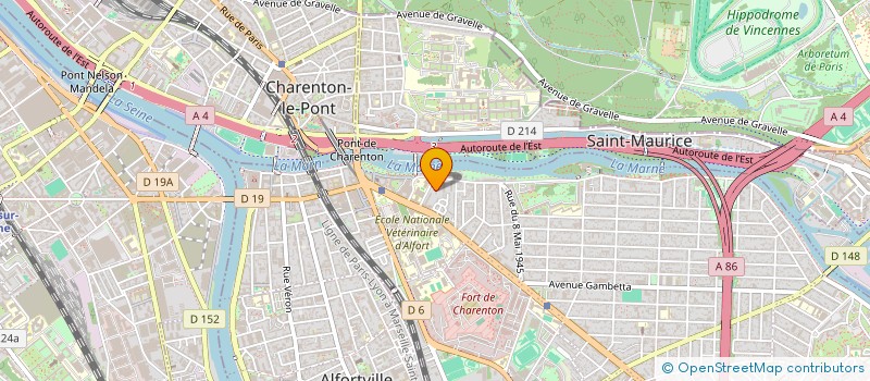 localisation de l'entreprise MONSIEUR NICOLAS GERBER  MAISONS-ALFORT