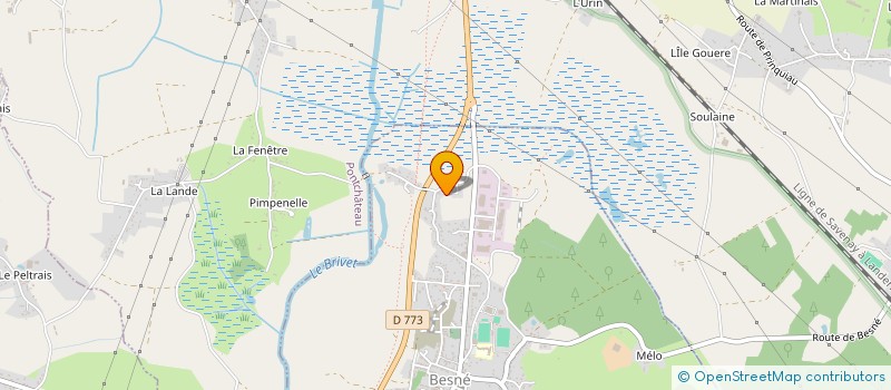 localisation de l'entreprise MONSIEUR NICOLAS GERGAUD  BESNE