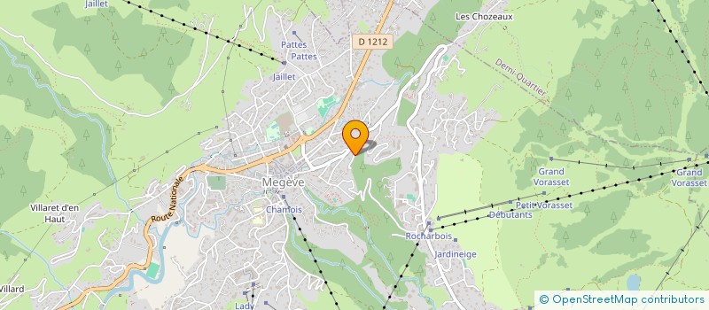 localisation de l'entreprise MONSIEUR NICOLAS GERMAIN  MEGEVE