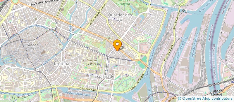localisation de l'entreprise MONSIEUR NICOLAS GERMAIN à STRASBOURG