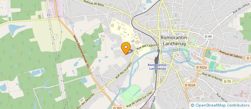 localisation de l'entreprise MONSIEUR NICOLAS GERMAIN  ROMORANTIN-LANTHENAY