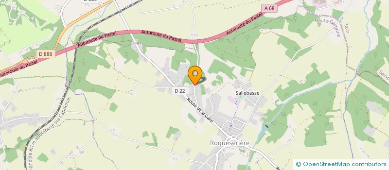 localisation de l'entreprise MONSIEUR NICOLAS GERMAN  ROQUESERIERE