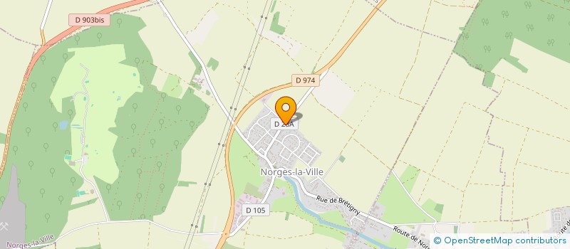 localisation de l'entreprise MONSIEUR NICOLAS GERMANIC  NORGES-LA-VILLE