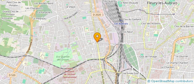 localisation de l'entreprise MONSIEUR NICOLAS GERMOND à ORLEANS