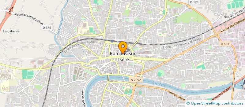 localisation de l'entreprise MONSIEUR NICOLAS GEROME  ROMANS-SUR-ISERE