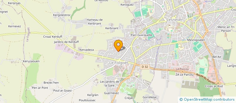 localisation de l'entreprise MONSIEUR NICOLAS GERONAZZO  PLOUIDER