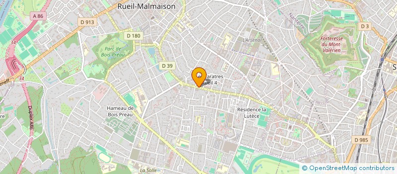 localisation de l'entreprise MONSIEUR NICOLAS GERVAIS à RUEIL-MALMAISON