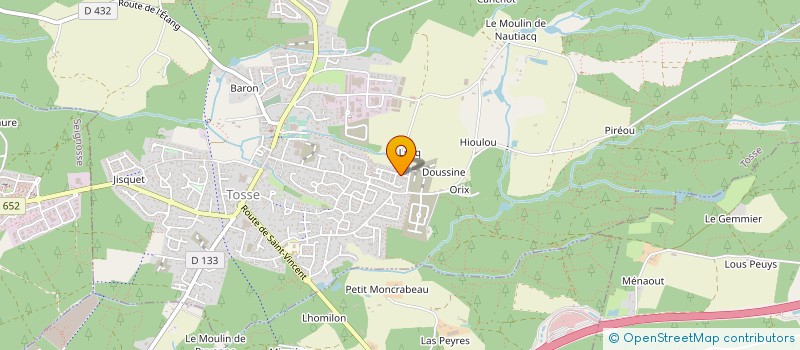 localisation de l'entreprise MONSIEUR NICOLAS GES  TOSSE