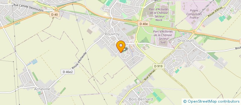 localisation de l'entreprise MONSIEUR NICOLAS GESELLE  ROUVROY